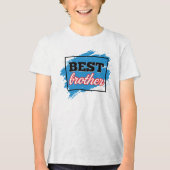 BEST brother Tri-Blend Shirt (Voorkant)
