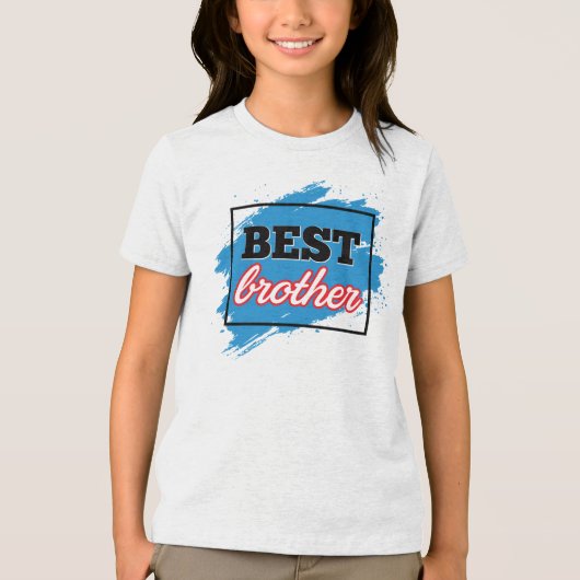 BEST brother Tri-Blend Shirt (Voorkant)