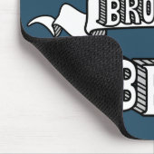 Best Brother Typography Text Mousepad Muismat (Hoek)