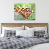 Best bruine botercanvas canvas afdruk (Insitu (Slaapkamer))