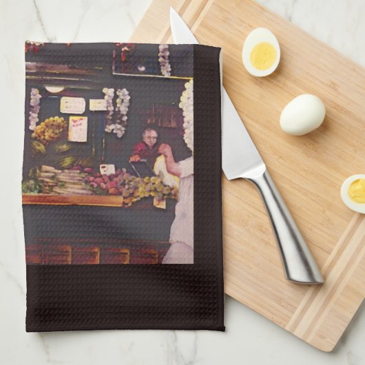 Best Brunch van Boedapest Theedoek (Quarter Fold)