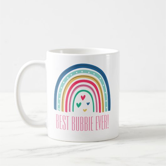 Best Bubbie Ever Rainbow Koffiemok (Links)