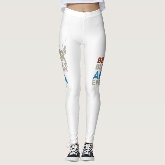 Best Buckin APA-Shirt, stijlvol design Leggings (Voorkant)