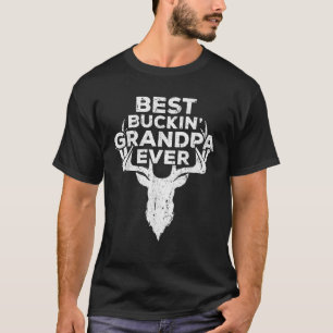 Best Buckin Grandpa Ever Deer Hunters T-shirt