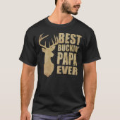 Best Buckin Papa Ever Classic T-Shirt (Voorkant)