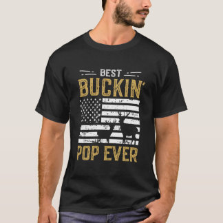 Best Buckin Pop ooit Funny Gift Deer Hunter Cool H T-shirt