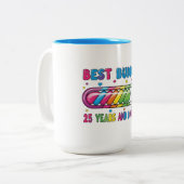 Best Buddies 25 Years and Counting Tweekleurige Koffiemok (Voorkant links)