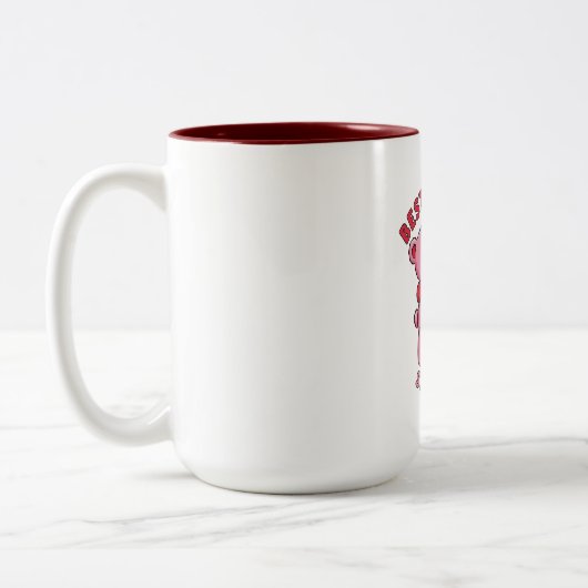 Best Buddies Since 1990 Hugging Teddy Bears  Tweekleurige Koffiemok (Links)