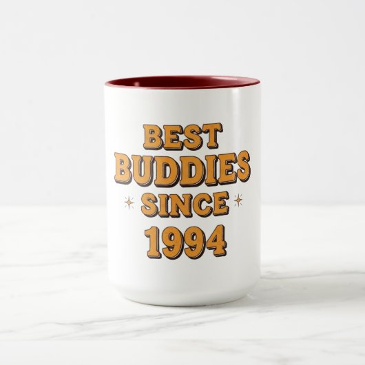 Best Buddies Since 1994 Design Mok (Midden)