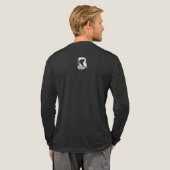 Best Buddy (Dark mode) | Men's Long Sleeve Tri-Blend Shirt (Achterkant)