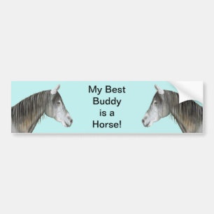 Best Buddy Horse Bumpersticker