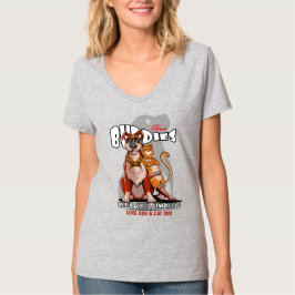 Best Buddy (Light mode) | Women V-Neck T-shirt