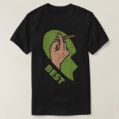 Best Buds Weed Matching Couple Joint Stoner Frien T-shirt (Design voorkant)