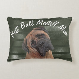 Best Bull Mastiff Mam Accent Pillow Kussen