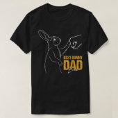 Best Bunny Dad over Father Lover Rabbit Vader's D T-shirt (Design voorkant)