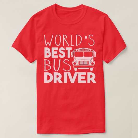 Best bus Driver 4 T-shirt (Design voorkant)