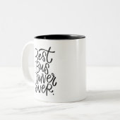 Best Bus Driver Edition voor Mok met tweetone koff (Voorkant links)