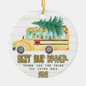 Best Bus Driver Kerstmis Ornament Bus Driver Gift (Voorkant)