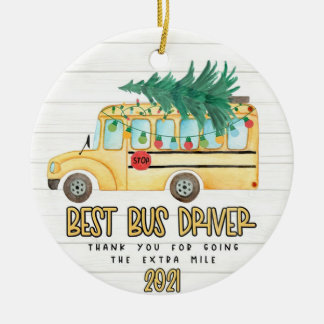 Best Bus Driver Kerstmis Ornament Bus Driver Gift