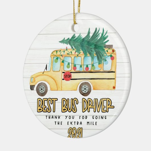 Best Bus Driver Kerstmis Ornament Bus Driver Gift (Links)