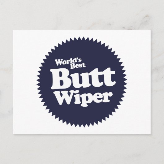 Best Butt Wiper Nurse CNA RNA ter wereld Briefkaart (Voorkant)