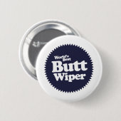 Best Butt Wiper Nurse CNA RNA ter wereld Ronde Button 5,7 Cm (Voorkant /achterkant)