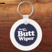 Best Butt Wiper Nurse CNA RNA ter wereld Sleutelhanger (Voorkant)