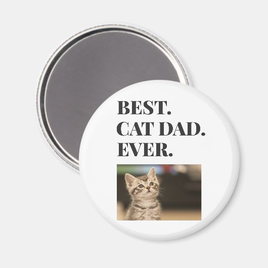 Best Cad Pap Ever Photo Magnet (Voorkant / Achterkant)