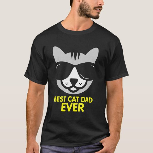 Best Cad Pap Ever T-shirt (Voorkant)