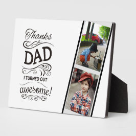 BEST cadeau voor DADS! Voeg foto's toe - vaders ho Fotoplaat