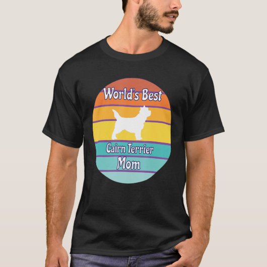 Best Cairn Terrier Mam ter wereld T-shirt (Voorkant)