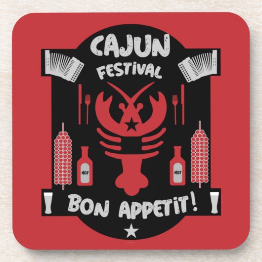 Best Cajun Cooks Bier Onderzetter (Voorkant)