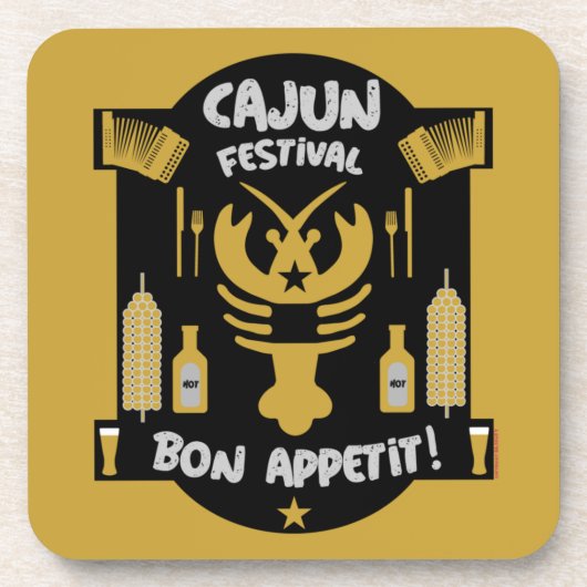 Best Cajun Cooks Bier Onderzetter (Voorkant)