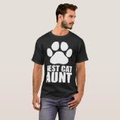 Best cat aunt t-shirt (Voorkant volledig)