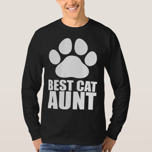 Best cat aunt t-shirt (Voorkant)