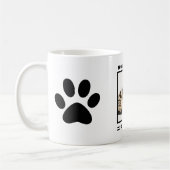 Best Cat Dad aangepaste foto op maat Koffiemok (Links)