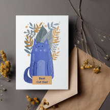 Best Cat Dad Cat en bijkantoren illustration Holid