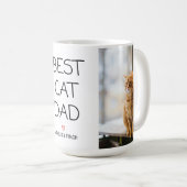 Best Cat Dad Coffee Mok (Voorkant rechts)