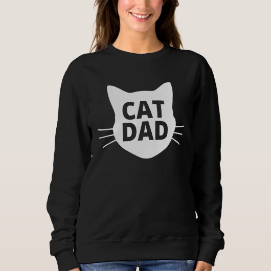 Best Cat Dad Day Mannen Kat Papa Chri Trui (Voorkant)