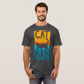 Best Cat Dad Day Mannen Kat Papa Papa T-shirt (Voorkant volledig)