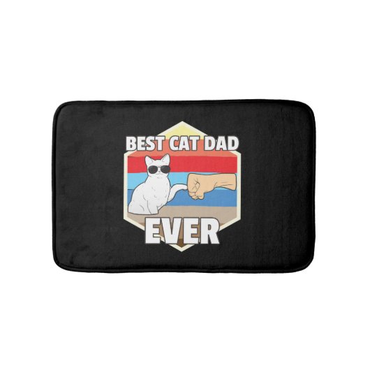 Best Cat Dad Ever Cat Dad Cats Daddy Badmat (Voorkant)