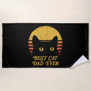 Best Cat dad ever cat lover gift Strandlaken