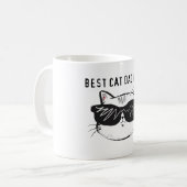 Best Cat Dad Ever Cup Koffiemok (Voorkant links)