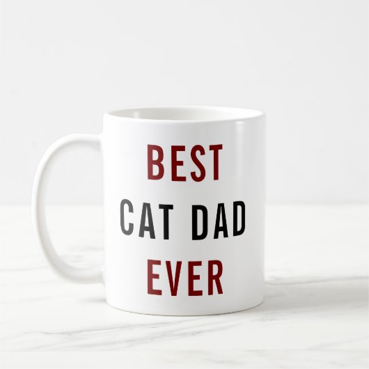 Best Cat Dad Ever | Custom Father’s Day Koffiemok (Links)