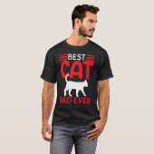 Best Cat Dad Ever Fathers Day   Cat Fathers Day 20 T-shirt (Voorkant volledig)