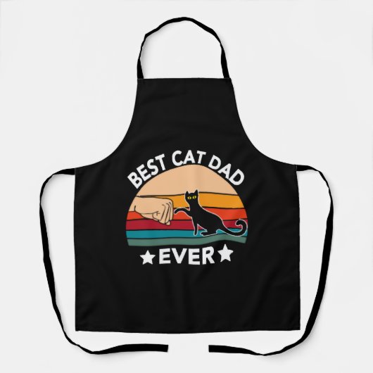 Best Cat Dad Ever Fist Bump Schort (Voorkant)