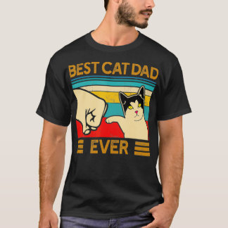 Best Cat Dad Ever Funny Cat Daddy Father Day T-shirt