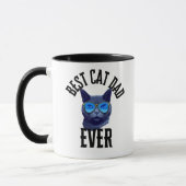 Best Cat Dad Ever Mug Mok (Links)