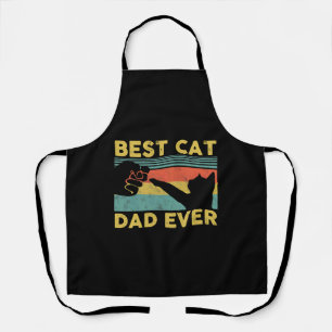 Best Cat Dad ever t-shirt Funny Cat Father Day Schort