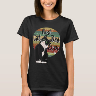 Best Cat Dad Ever Tuxedo Vaderdag Gift Funny R T-shirt